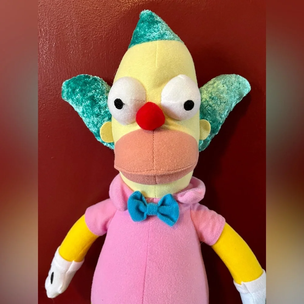 The Simpsons Plush Stuffed Toy Krusty the Clown doll